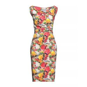 Chiara Boni La Petite Robe Biancamaria Dress in Pop Water Color Size 40 US 4